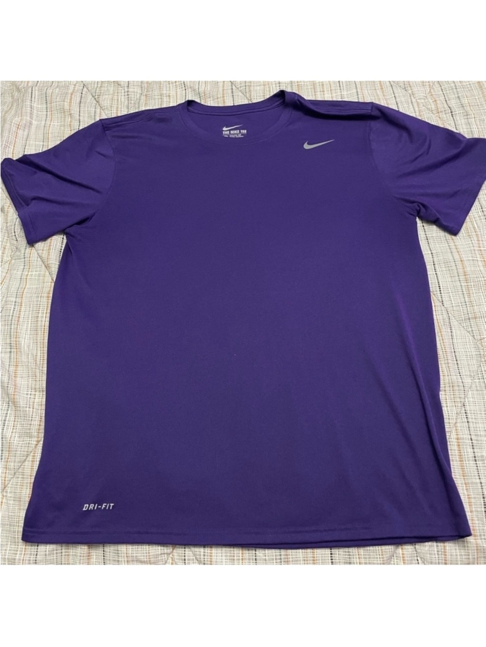 Nike Purple Short-Sleeve Dri-FIT Training Tee